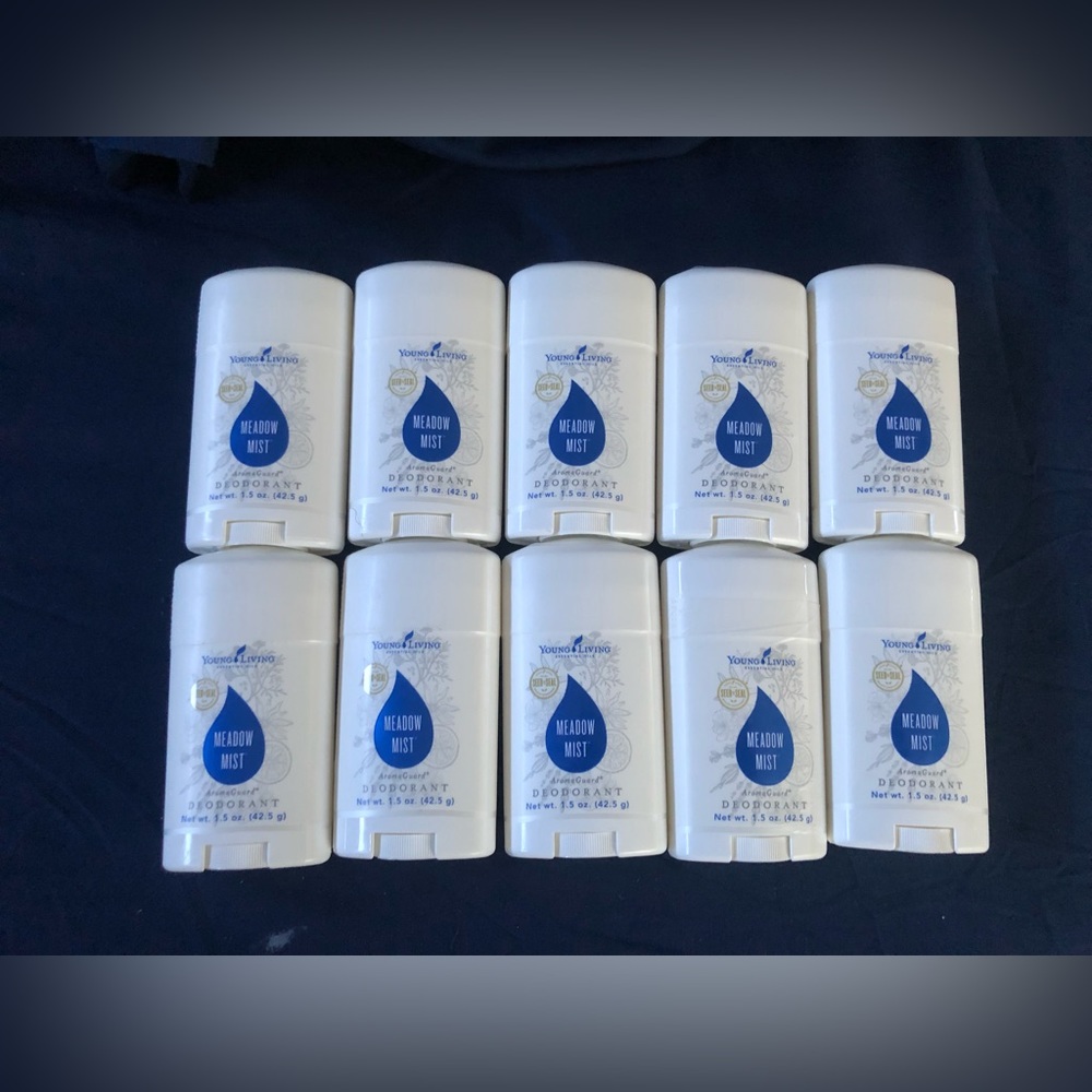 Lot Of Young Living Meadow Mist 1.5 oz. Deodorant Brand New 10 Sticks Total